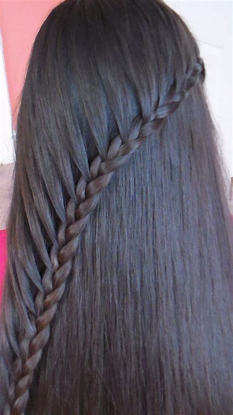 Trenza De Lado Con Cabello Suelto/ Sideways Braid